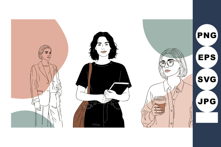 Women Clipart Image 12