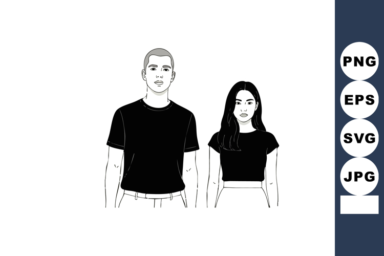Couple Illustration Image 14