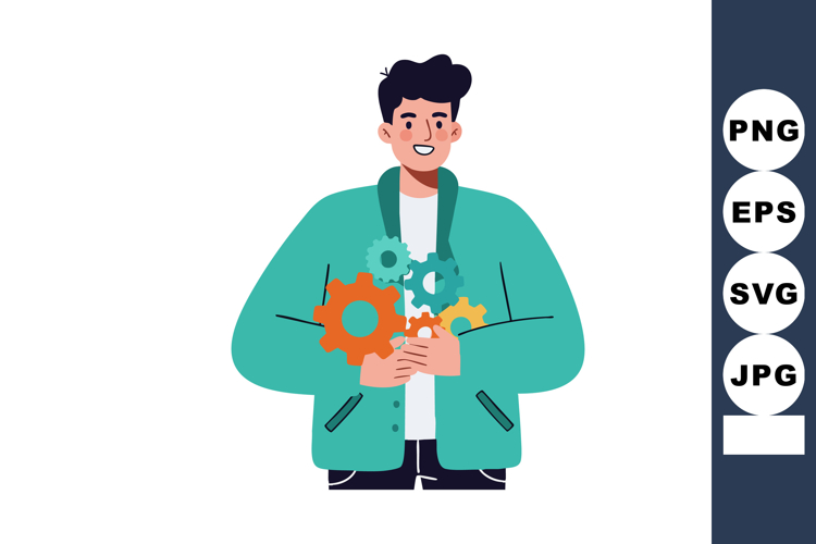 Gears Clipart Image 8