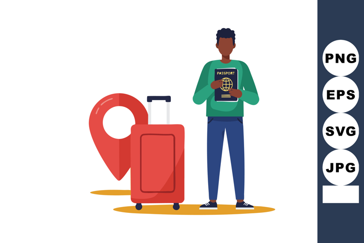 Passport Clipart Image 3
