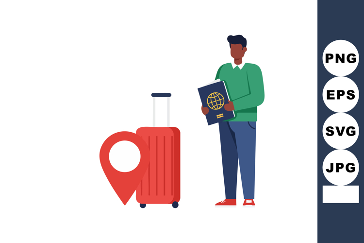 Passport Clipart Image 2