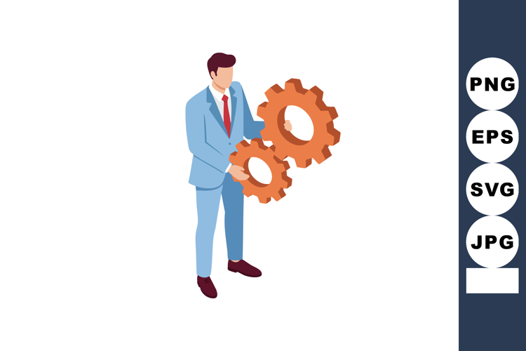 Businessman Clipart Image 5