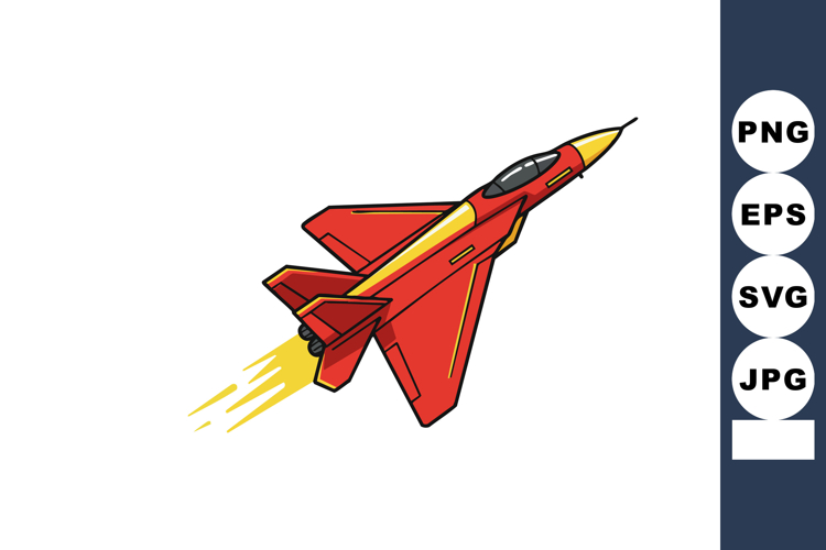 Fighter Jet Clipart Image 9