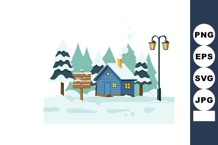 Cabin Clipart Image 4