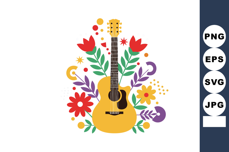 Guitar Vector Image 8