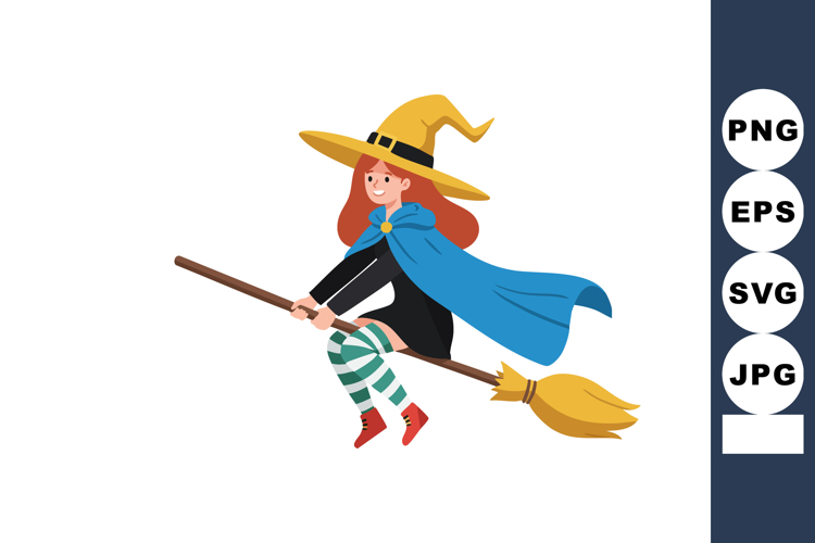 Witch Broom Clipart