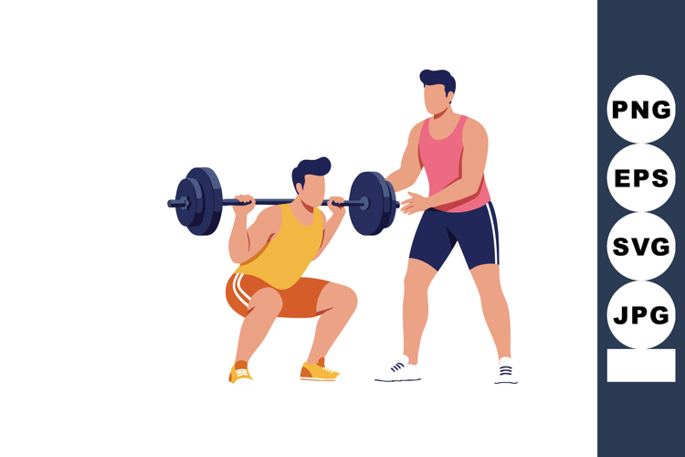 Barbell Clipart Image 9
