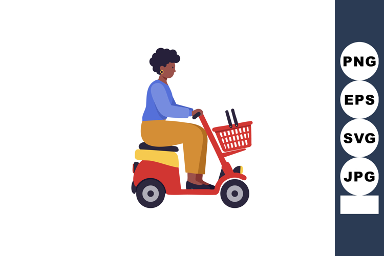Scooter Clipart Image 6