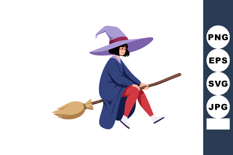 Witch Broom Clipart Image 23