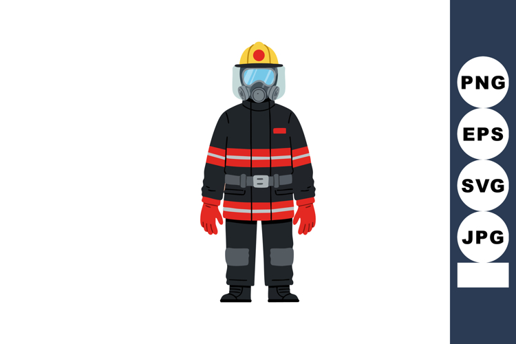 Firefighter Clipart Image 2