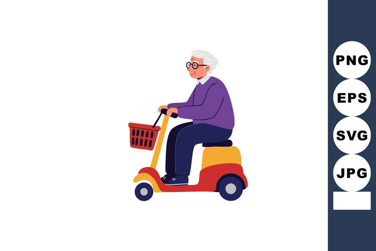 Scooter Clipart Image 4