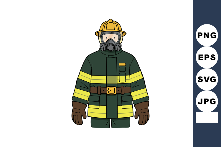 Firefighter Clipart Image 4
