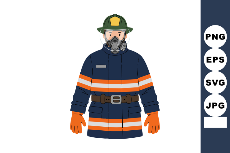 Firefighter Clipart Image 3