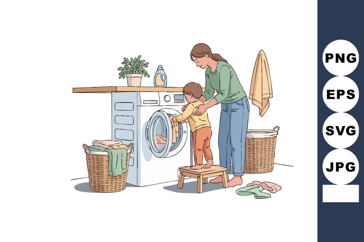 Laundry Clipart Image 5