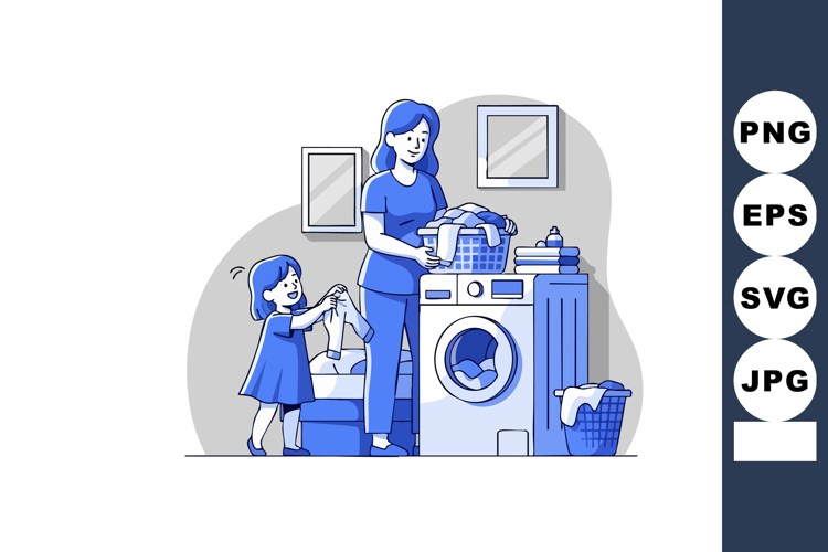 Laundry Clipart Image 4