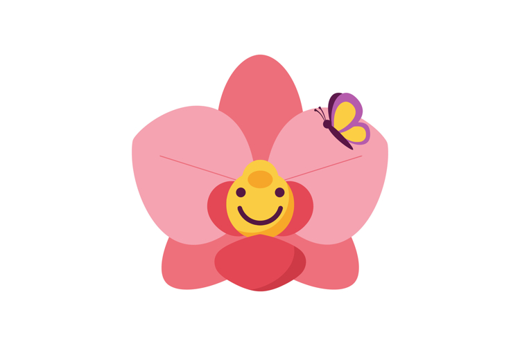 Orchid Clipart Image 22
