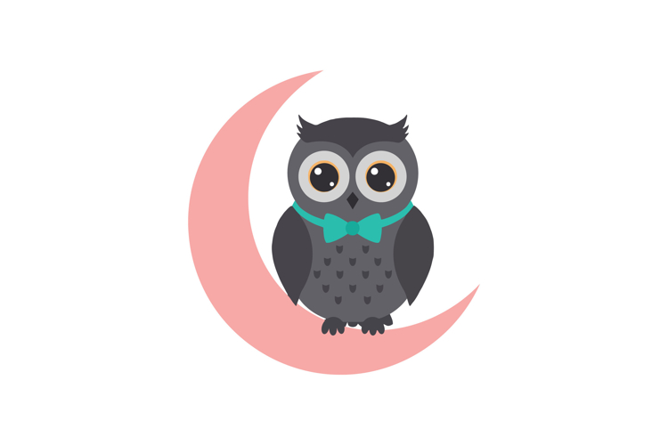 Cute Moon Clipart Image 6