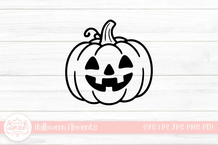 jack o doodle halloween element