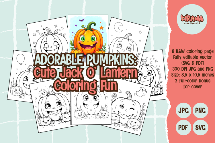 Cute Pumpkins Svg Image 6