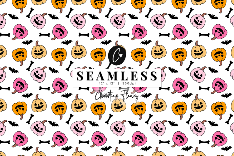 Jack O Lantern Halloween Pattern | Cute Halloween Paper