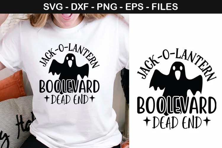 Jack-o-lantern boolevard dead end - Halloween SVG Des