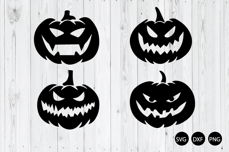 Jack O Lantern Faces SVG, Halloween Pumpkin SVG, Pumpkin SVG