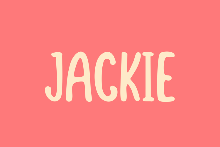 JACKIE Playful Handwritten Font