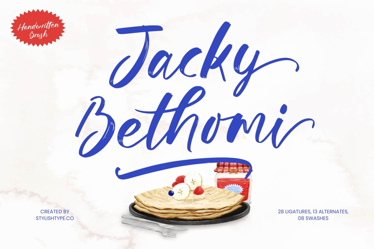Jacky Bethomi - Handwritten Brush