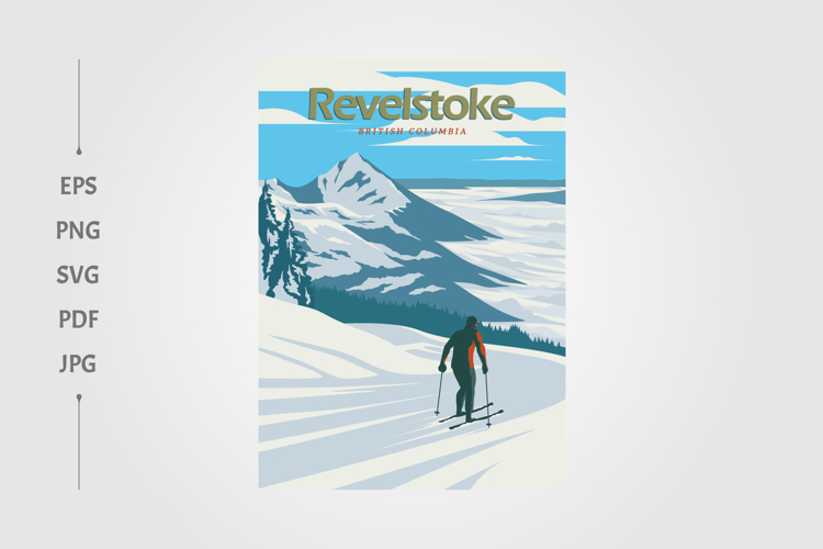 Ski Illustration Image 21
