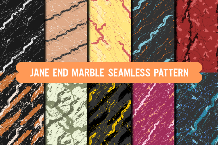 Jane End Marble Seamless Pattern