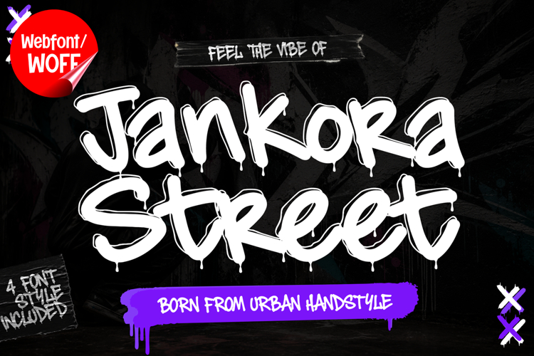 Jankora Street | Monoline Dripping Decorative Graffiti