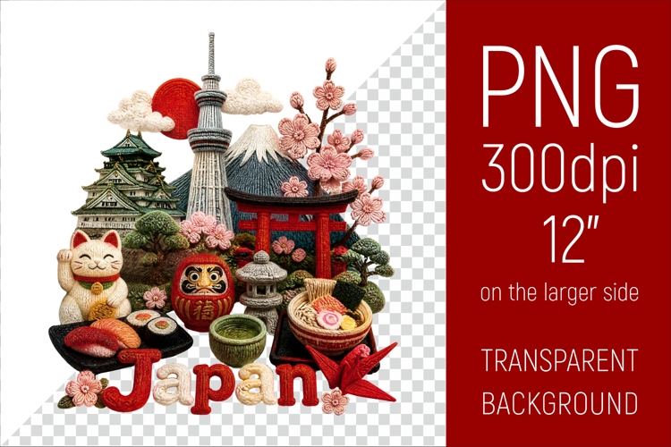 Japan Travel Landmark | National Culture Illustration