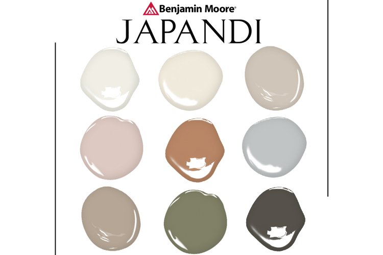 Japandi Home Paint Palette, Benjamin Moore, Home Paint Guide