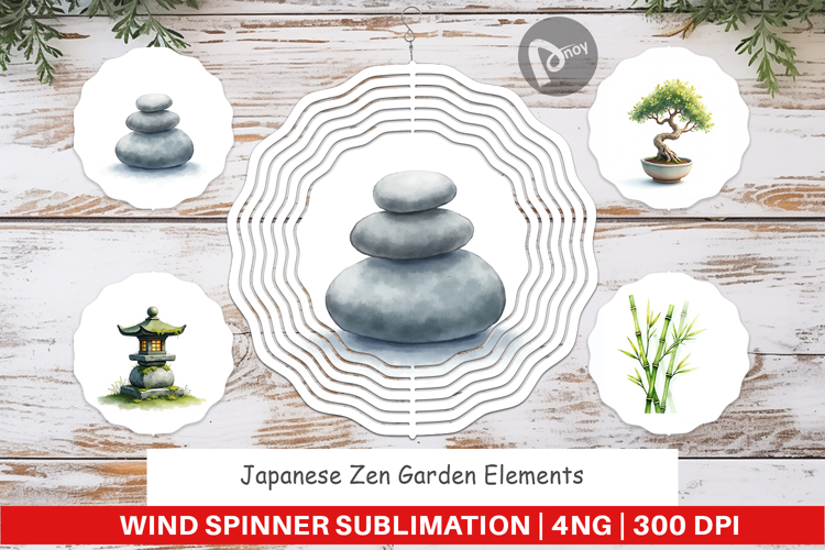 Zen Garden Elements Wind Spinner