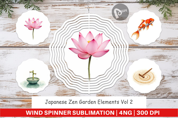 Zen Garden Elements Wind Spinner example image 1