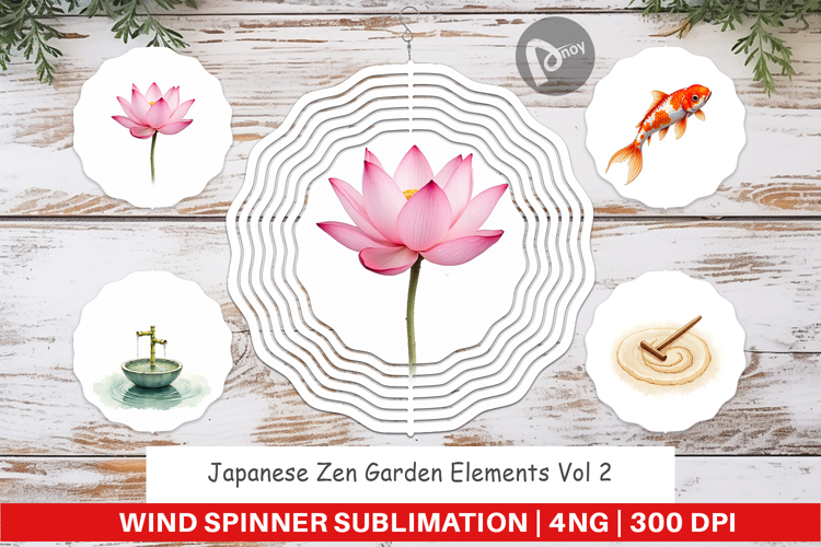 Zen Garden Elements Wind Spinner