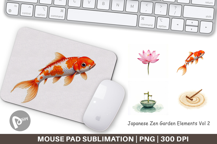 Zen Garden Elements Mouse Pad