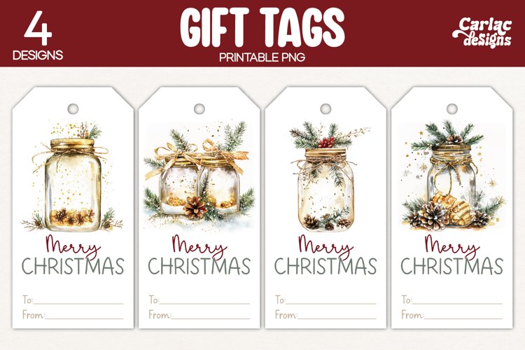 jar gift tags