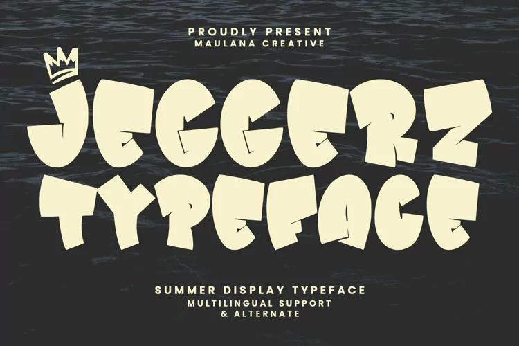 Jeggerz Summer Display Typeface