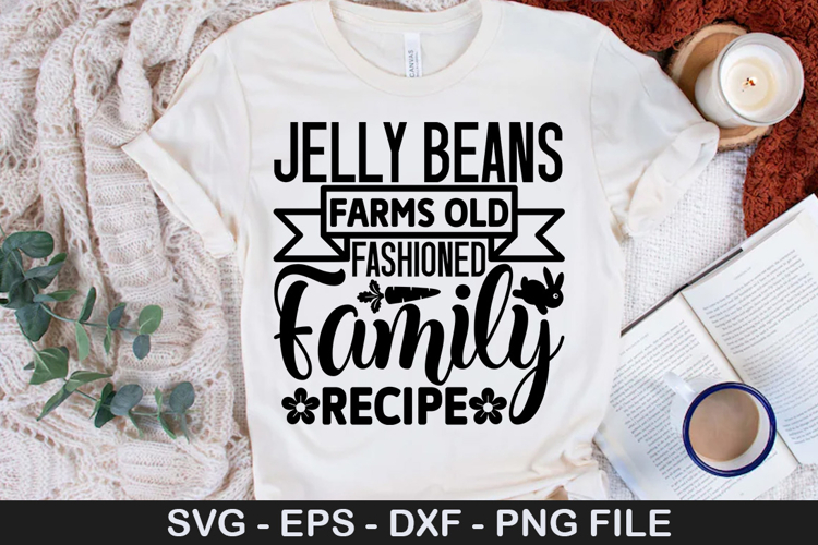 Jelly beans farms old fashioned - Easter SVG Design