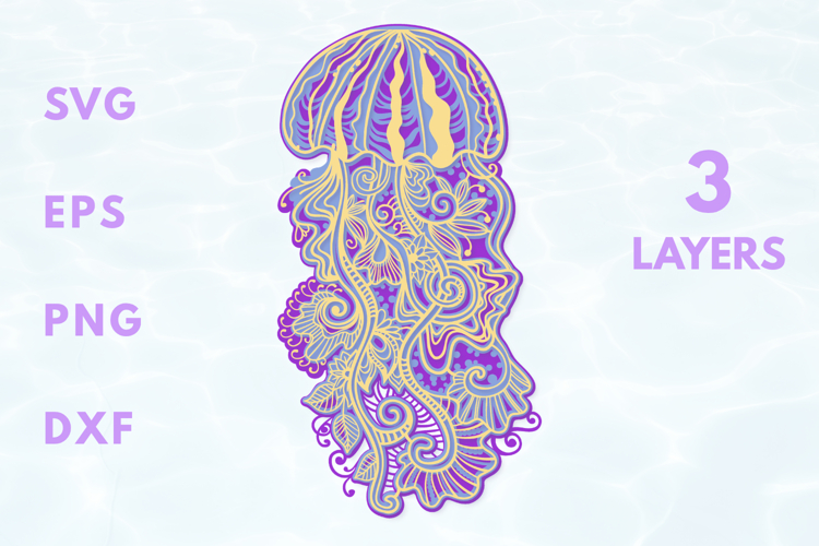 Jellyfish Svg Image 3