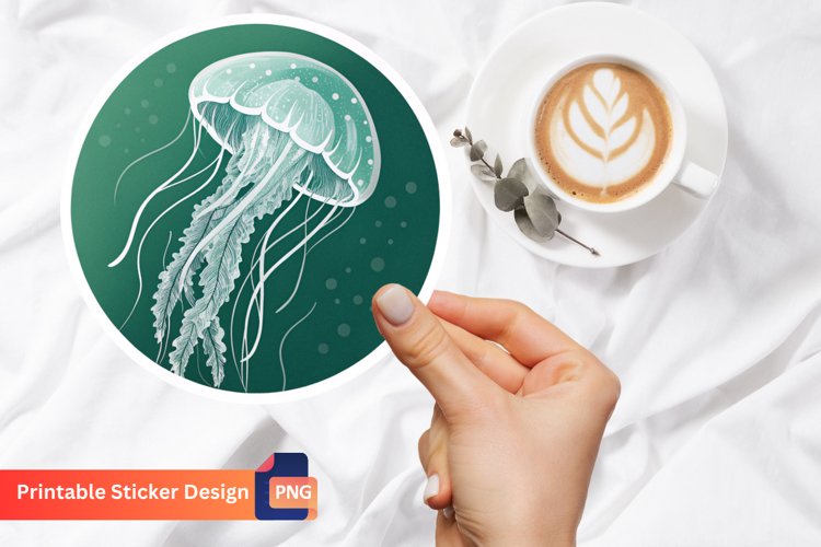 Jellyfish Clipart Image 16