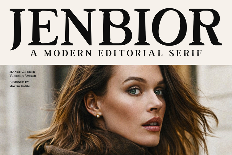 Jenbior - A Modern Editorial Serif