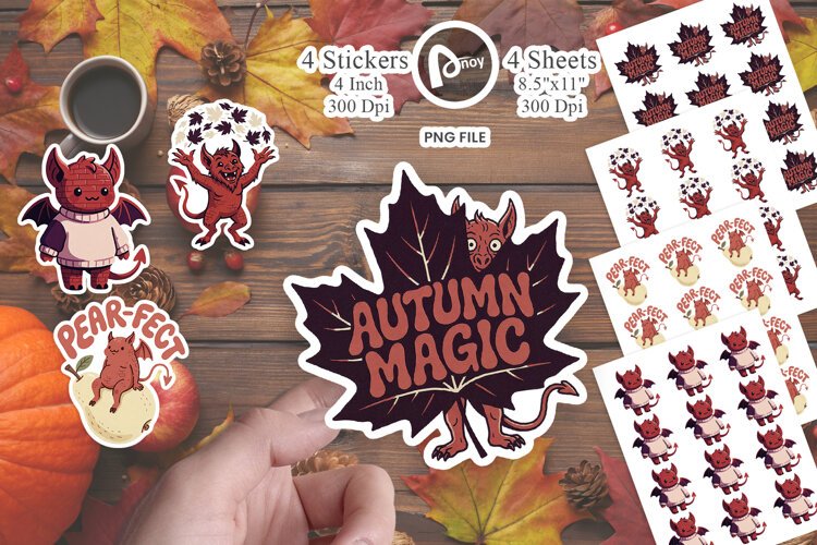 Jersey Devil Harvest Sticker example image 1