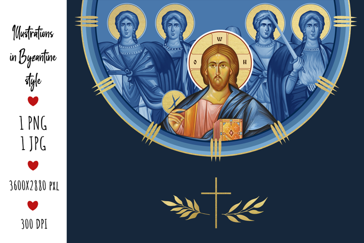 Jesus Christ and 4 Cardinal Points