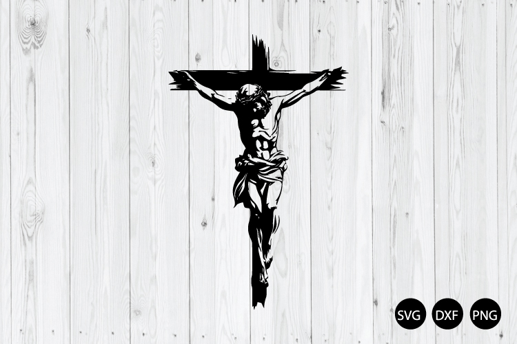 Jesus Crucifix SVG, Jesus Christ SVG, Religious SVG