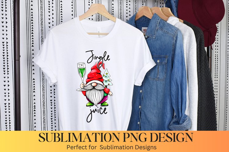 Jingle Juice |Christmas Gnome Sublimation
