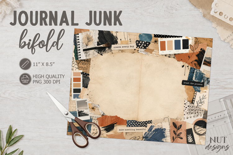 Feminine Creative Collage Junk Journal motivational quotes