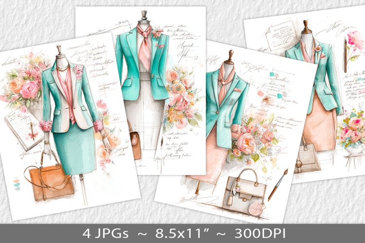 Vintage Woman Illustration Image 7