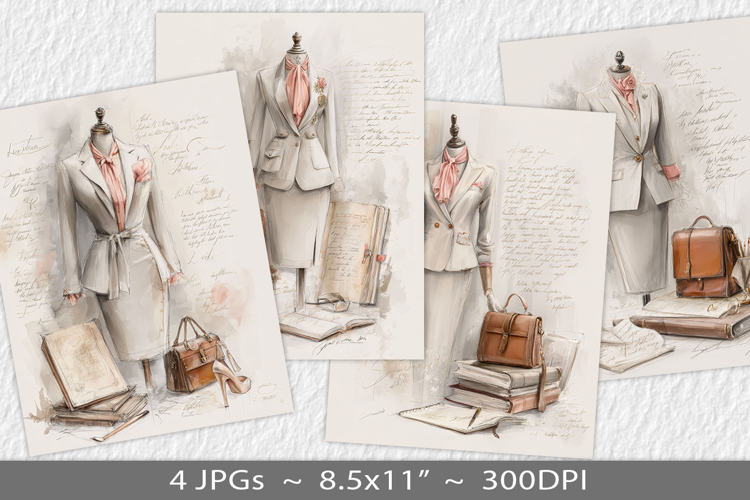 Vintage Woman Illustration Image 4